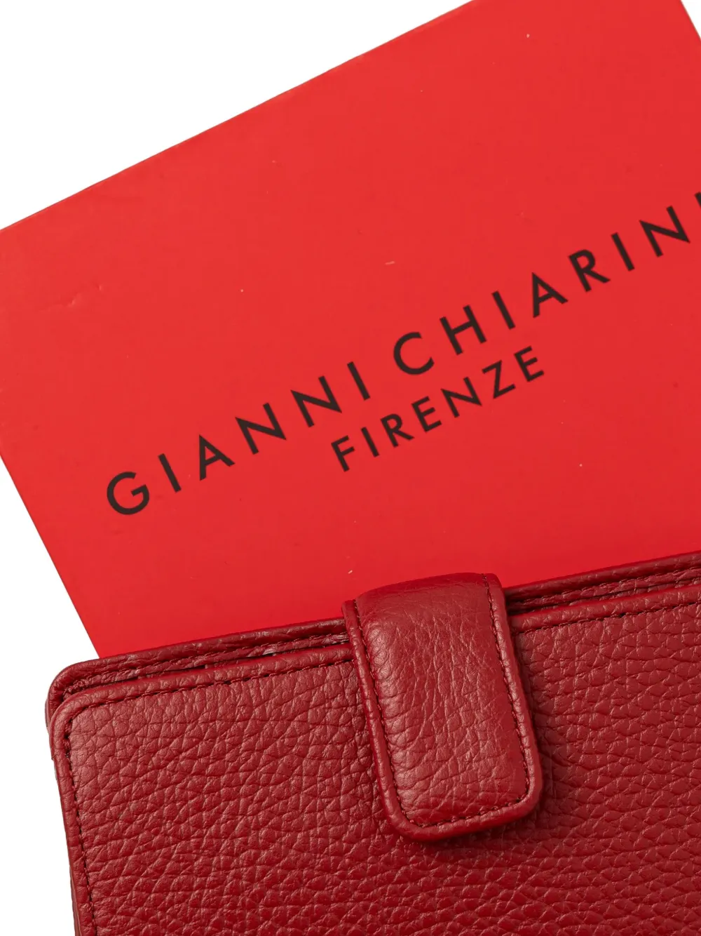 GIANNI CHIARINI Leren portemonnee Rood