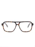 Off-White Eyewear Arrows-motif glasses - Brown