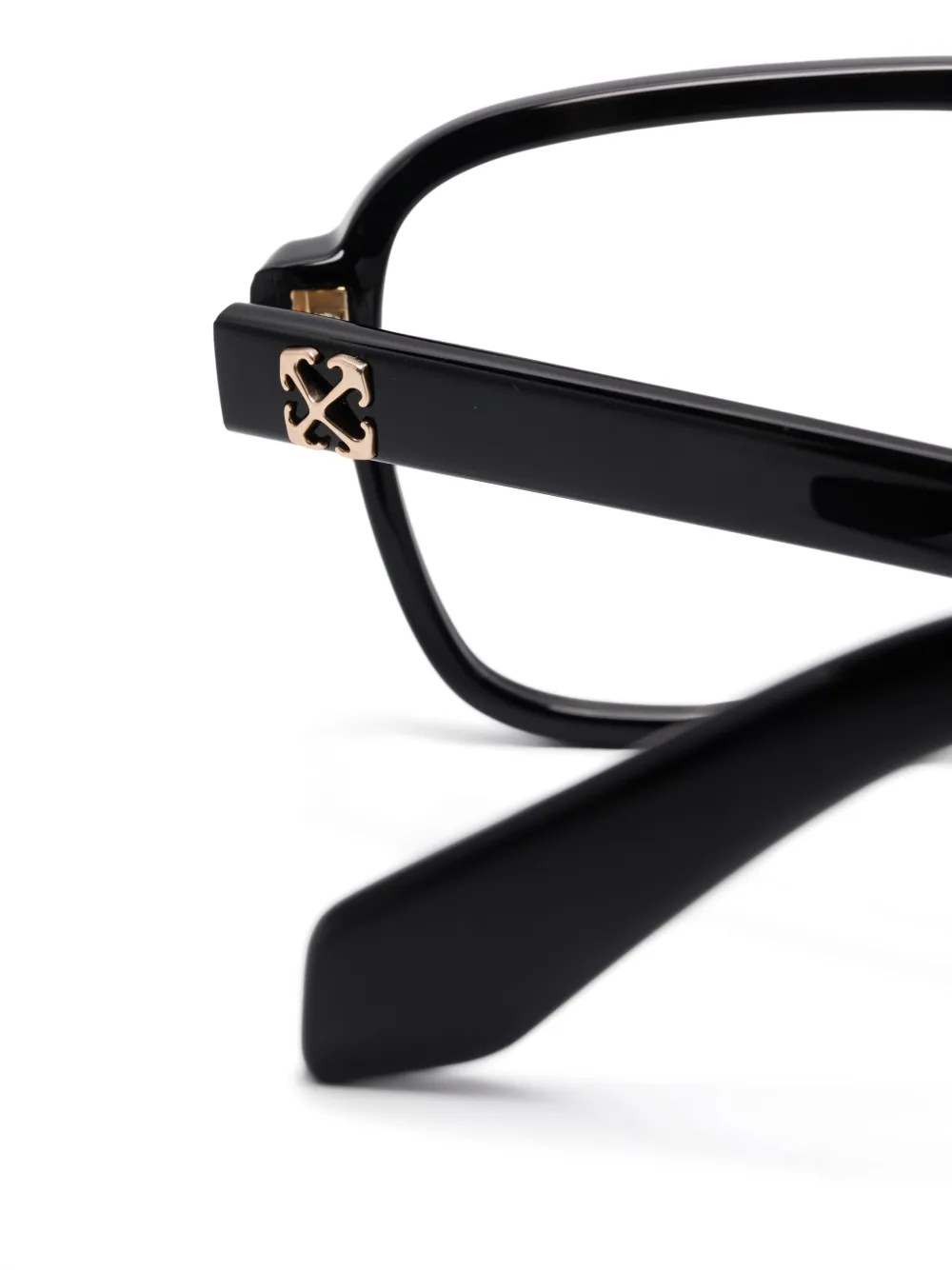 Off-White Eyewear Bril met Arrows-patroon Zwart