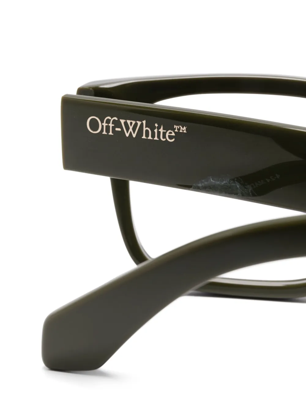 Off-White Eyewear Bril met vierkant montuur Groen