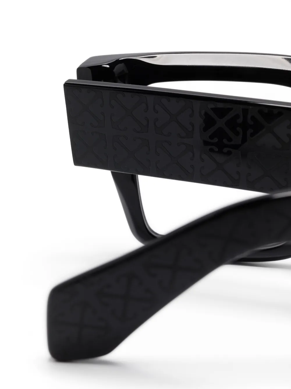 Off-White Eyewear Bril met rechthoekig montuur Zwart