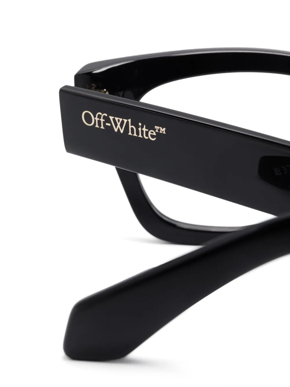 Off-White Eyewear Bril met gegraveerd logo Zwart