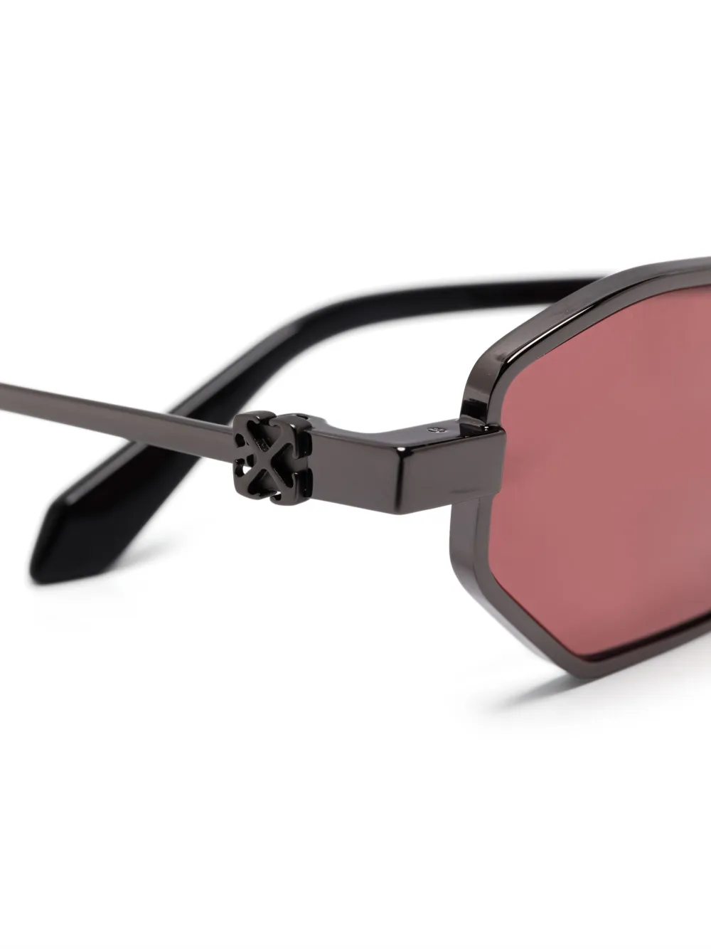 Off-White Eyewear Zonnebril met Arrows-patroon Grijs