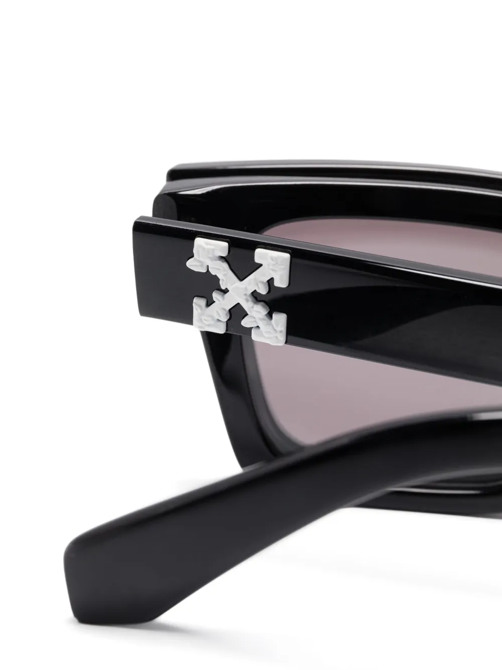 Off-White Eyewear Bril met Arrows-patroon Zwart