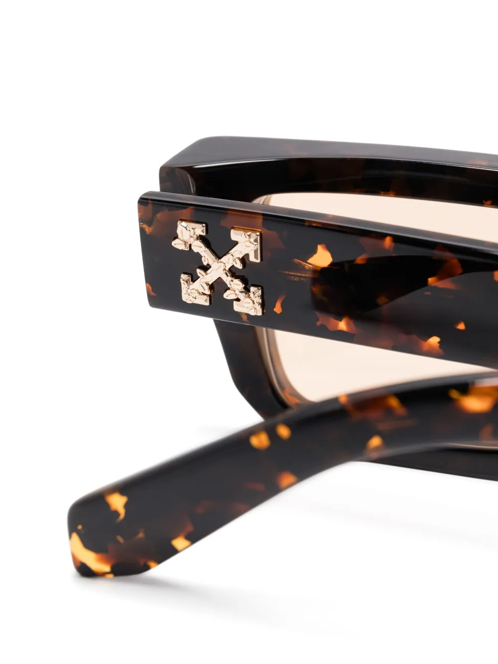 Off-white Eyewear Square-frame Sunglasses In Brown