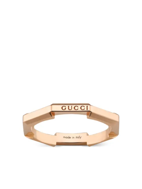 Gucci 18K rose gold Link To Love ring
