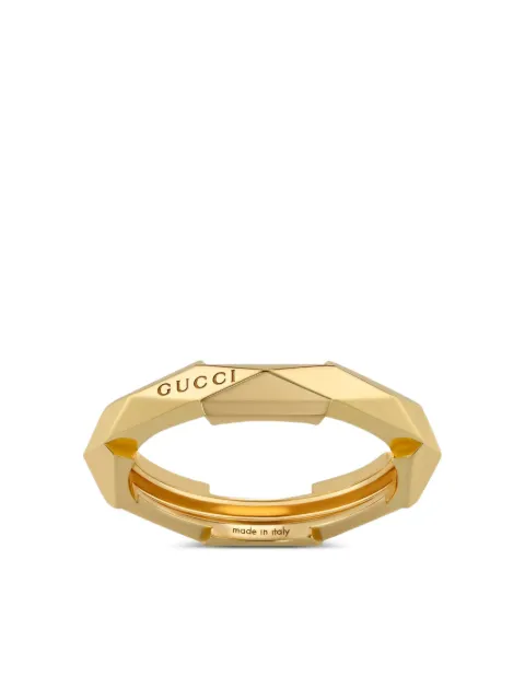 Gucci 18K yellow gold Link To Love ring