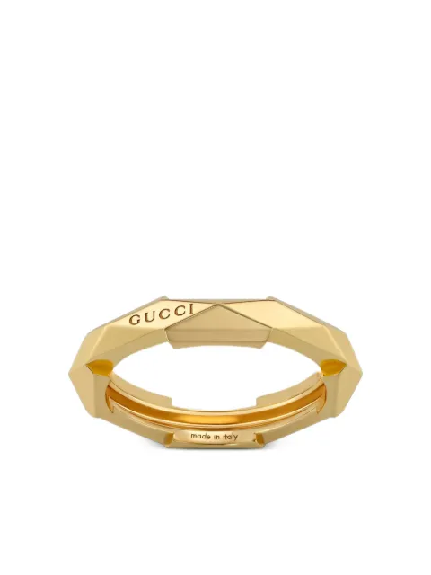 Gucci 18K yellow gold Link To Love ring