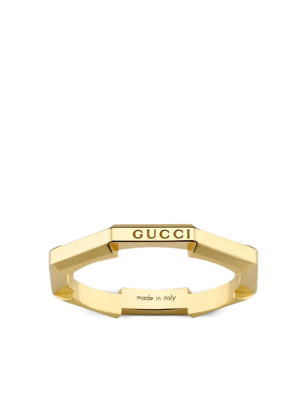 Gucci 18kt Link To Love Gelbgoldring