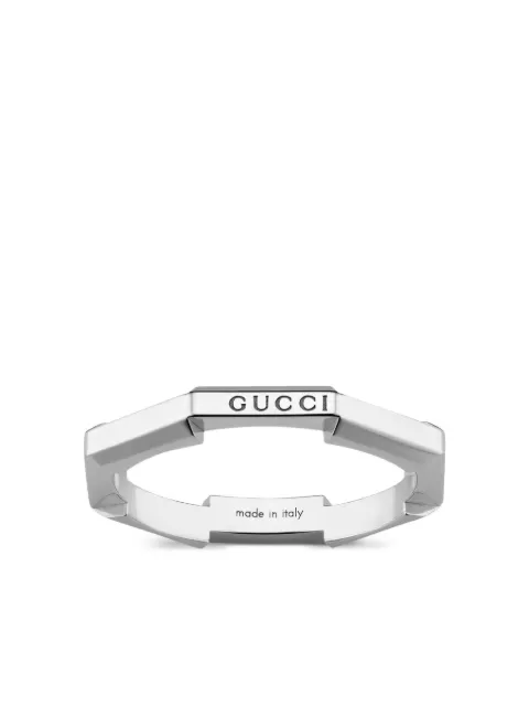 Gucci Link To Love ring i 18 karat hvidguld