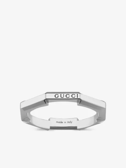 Gucci Link To Love ring i 18 karat hvidguld