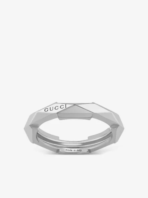Gucci Link To Love ring i 18 karat hvidguld