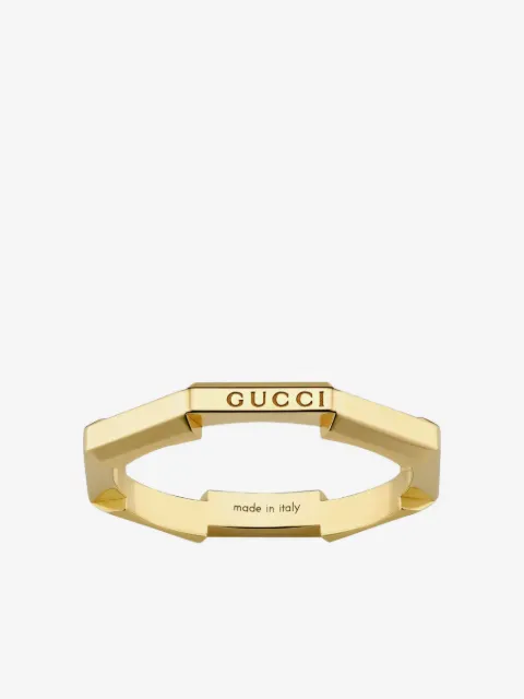 Gucci Link To Love ring i 18 karat gult guld