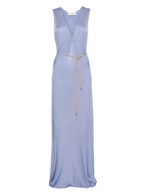 Blugirl vestido largo con detalle de collar