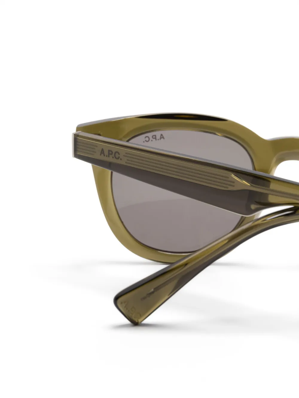 A.P.C. Lou Zonnebril Groen