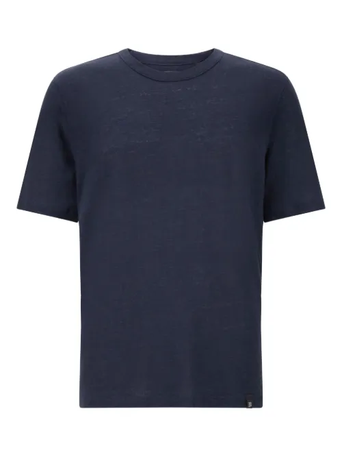 T-shirt en lin stretch - Boggi Milano - Modalova