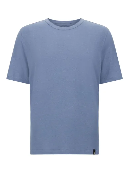T-shirt en lin stretch - Boggi Milano - Modalova