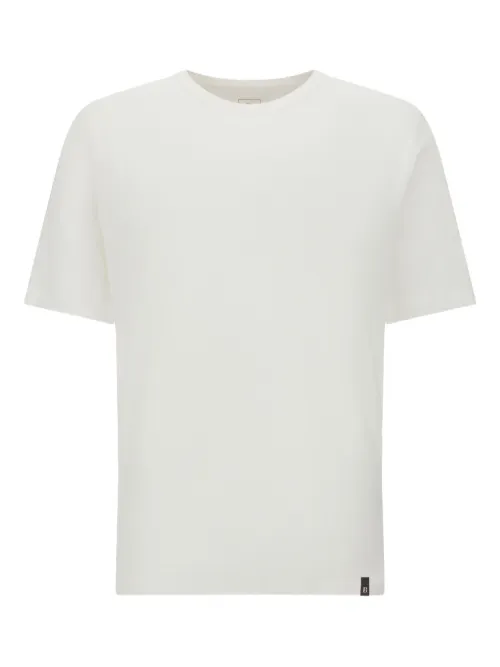 T-shirt en lin stretch - Boggi Milano - Modalova