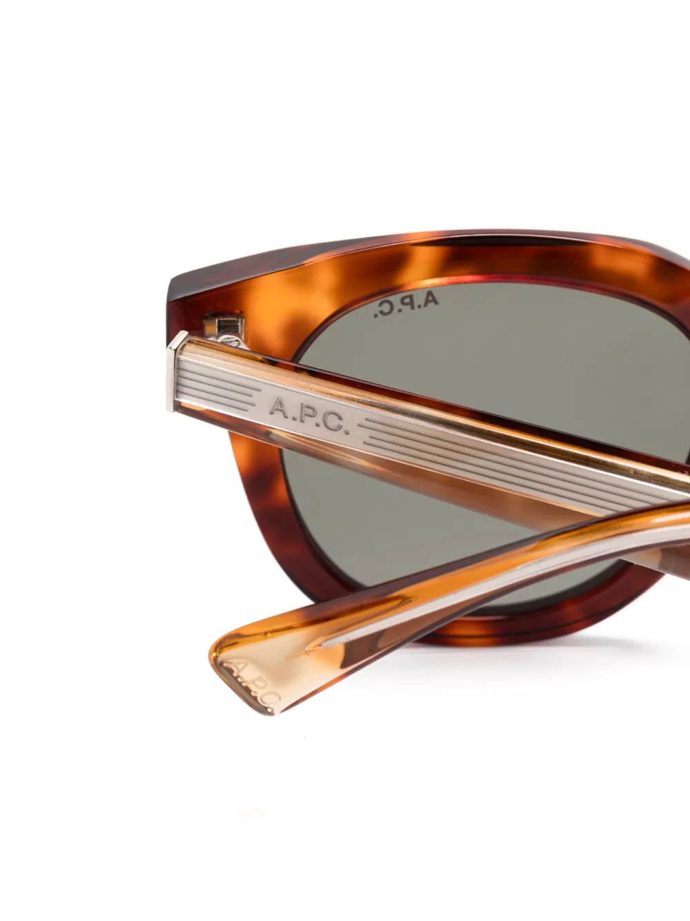 A.P.C. Lou zonnebril Bruin