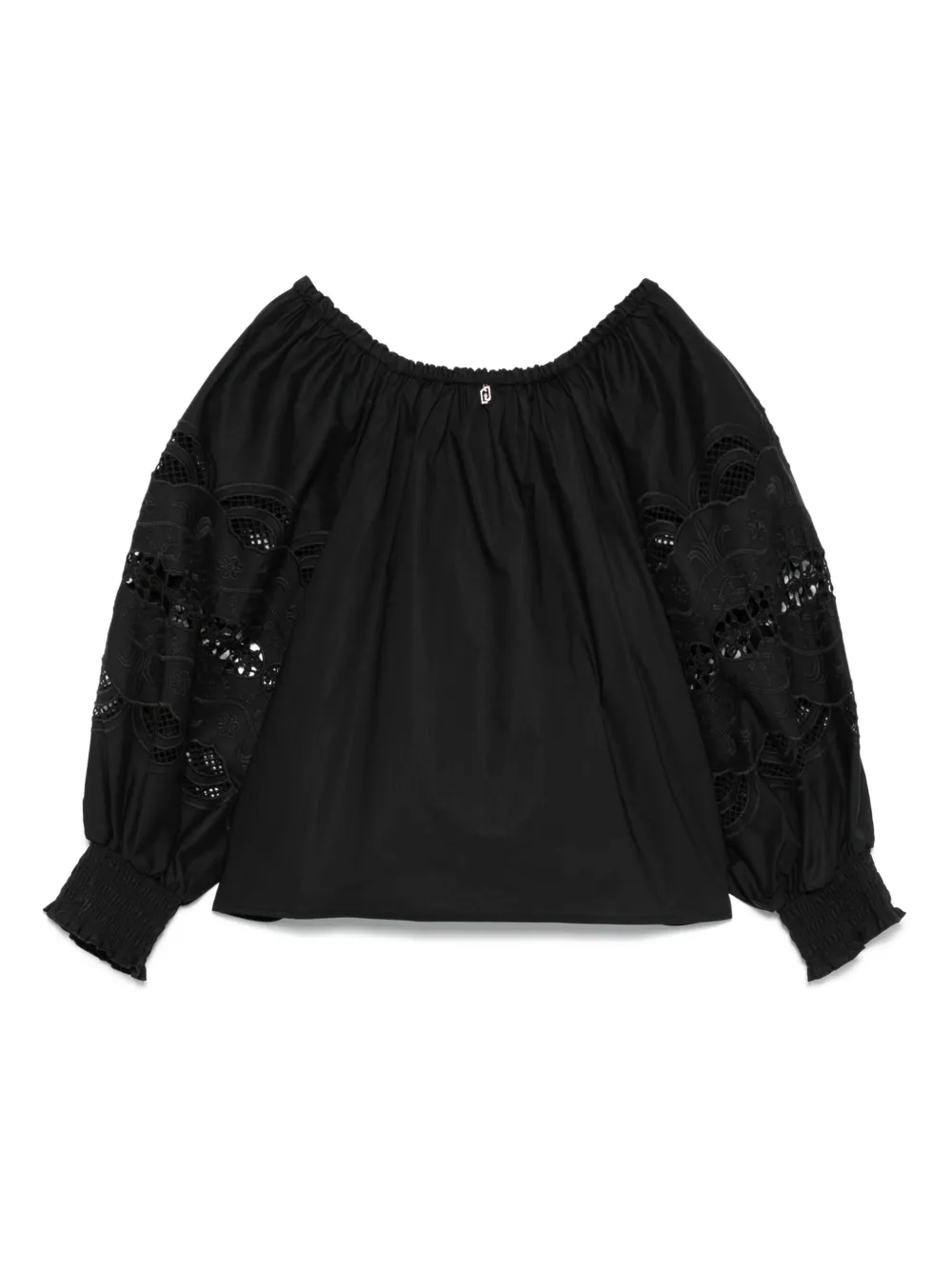 LIU JO Blouse met borduurwerk - Zwart