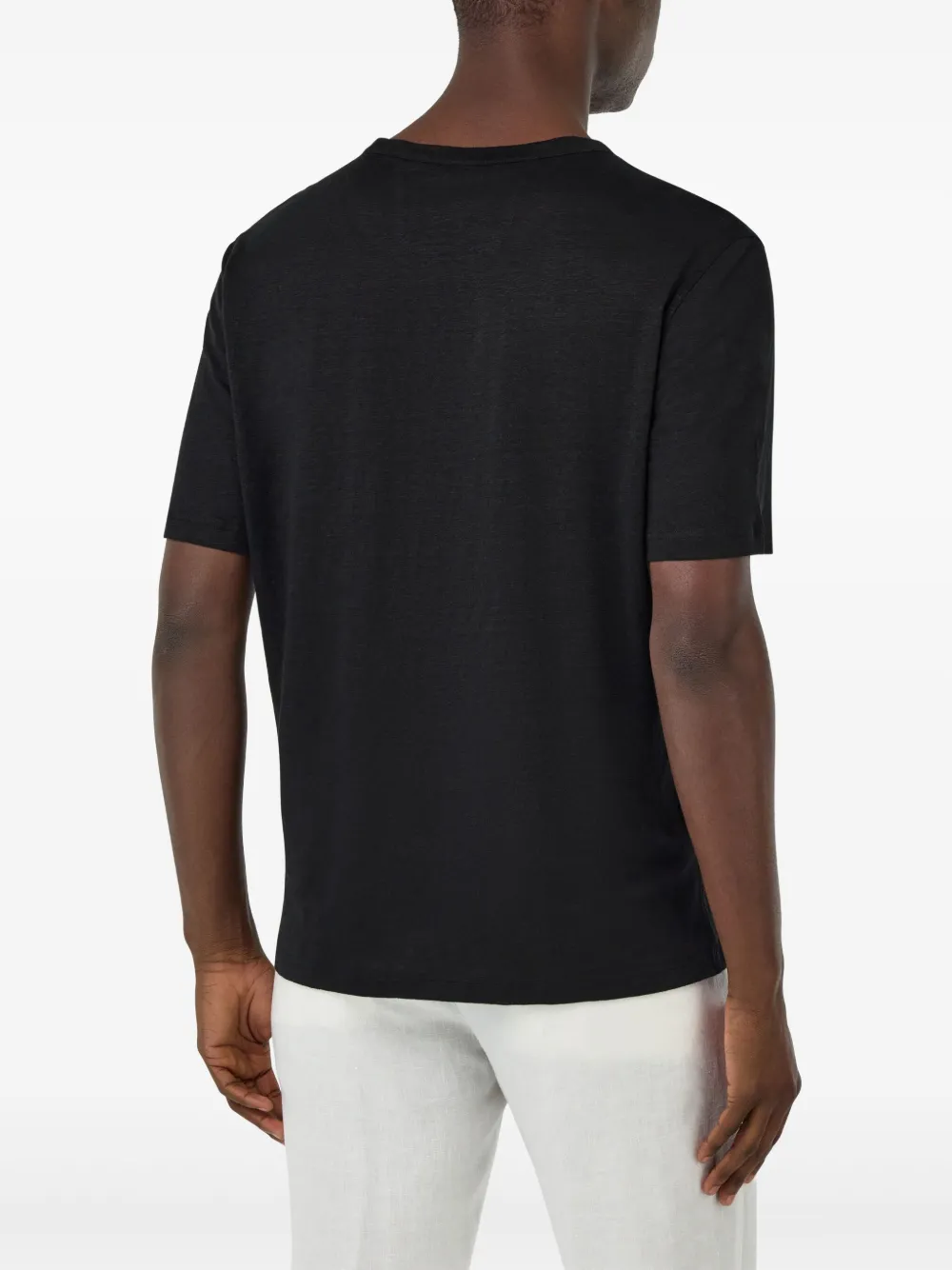 Boggi Milano T-shirt met korte mouwen Zwart