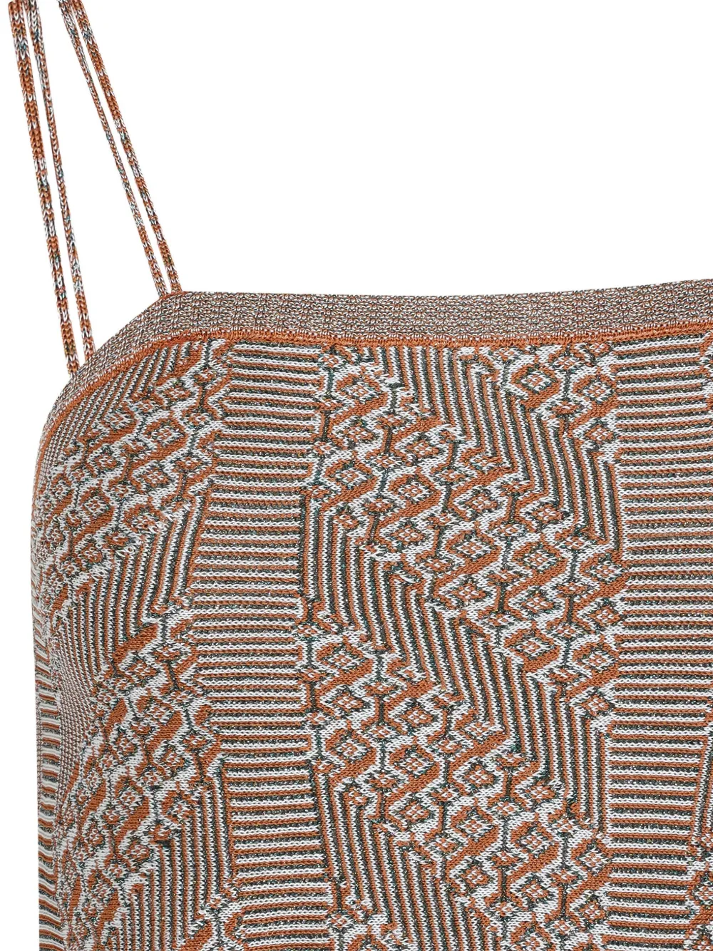 Valentino Garavani Top met abstracte print Beige