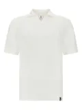 Boggi Milano mélange-effect polo shirt - White