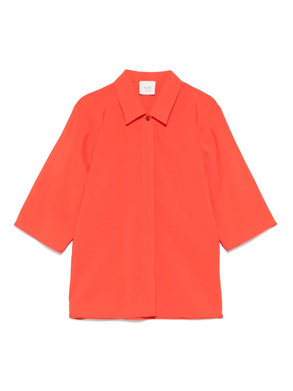 Alysi blouse met korte mouwen Rood