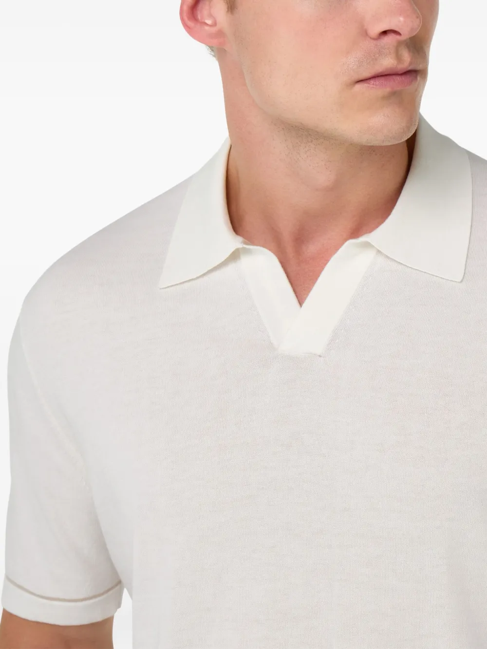 Boggi Milano Katoenen poloshirt Wit