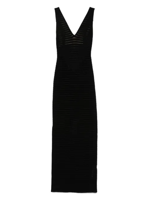 Elisabetta Franchi open-knit maxi dress