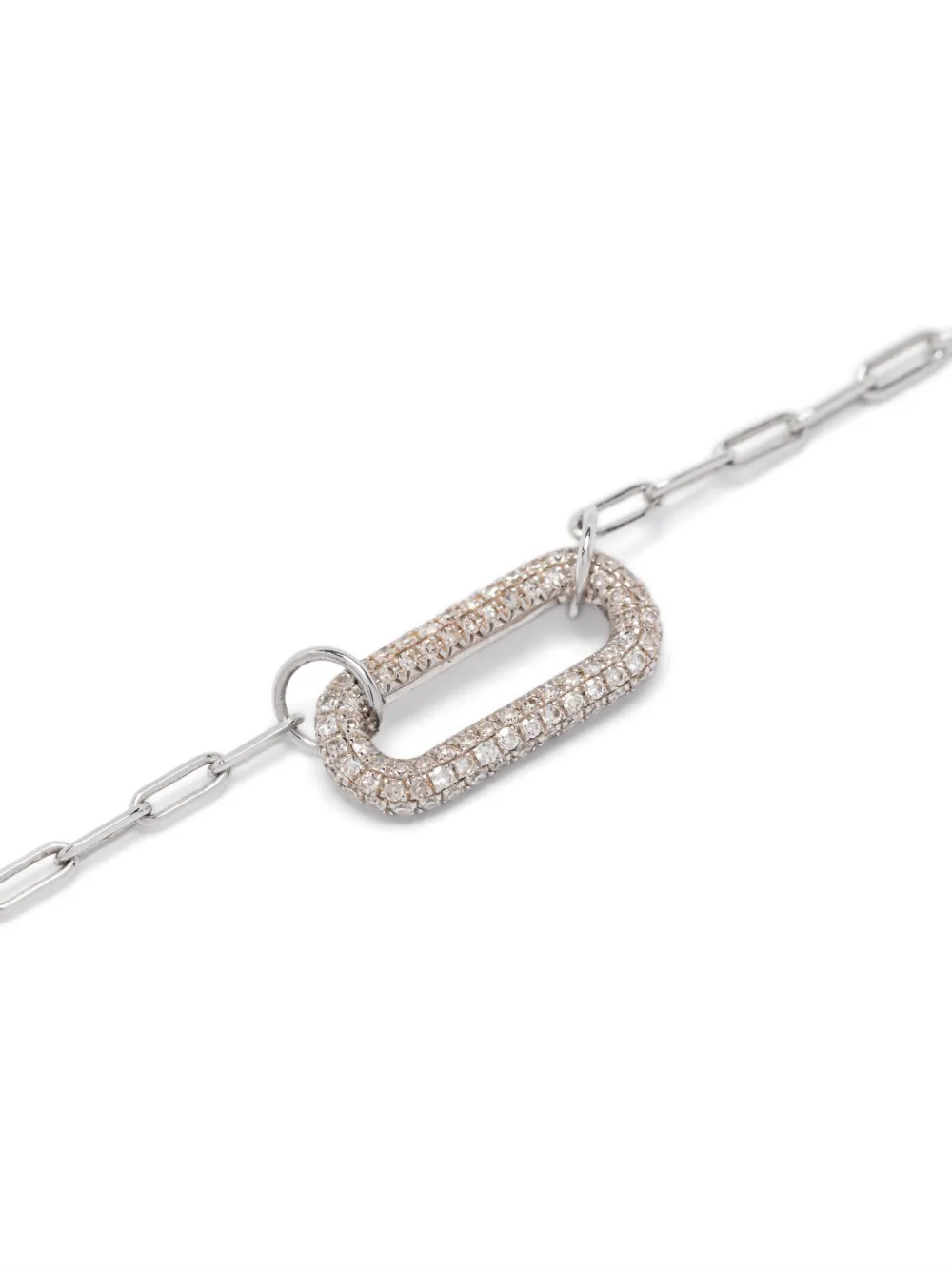 SHAY 18K White Gold Pendant Diamond Necklace in Silver, view 3