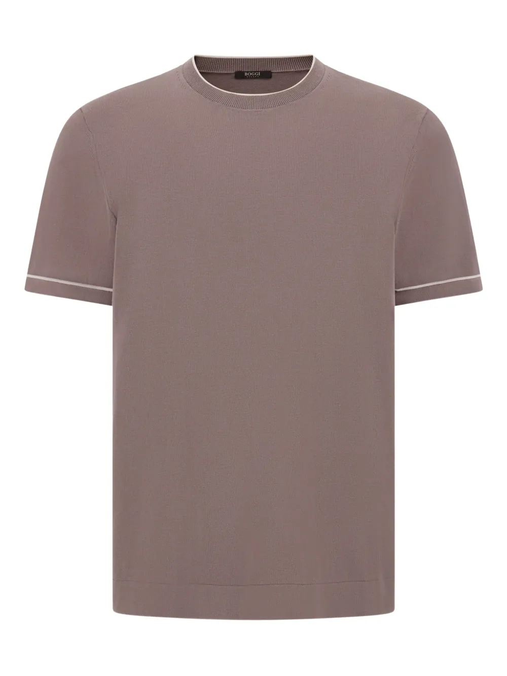 fine-knit cotton T-shirt