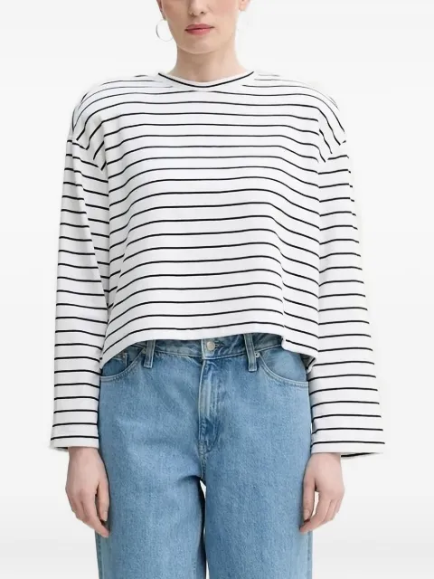 Gestuz striped long-sleeve top