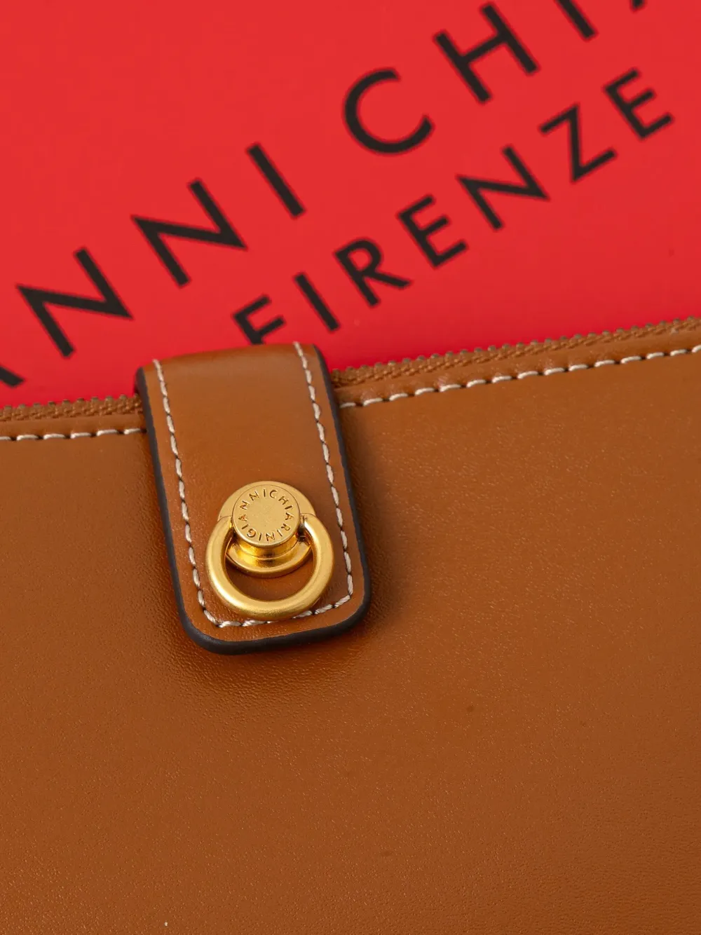 GIANNI CHIARINI Leren portemonnee Bruin