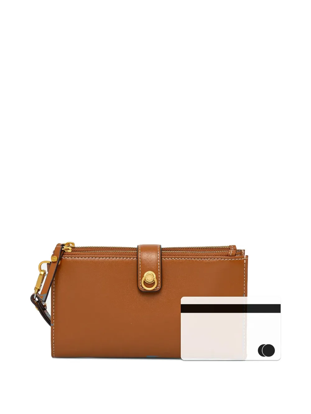 GIANNI CHIARINI Leren portemonnee Bruin