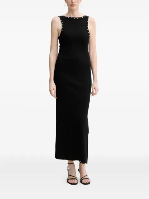 Gestuz vestido midi con detalles de ojales