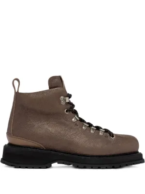 Buttero lace-up Leather Boots | Brown | FARFETCH SG