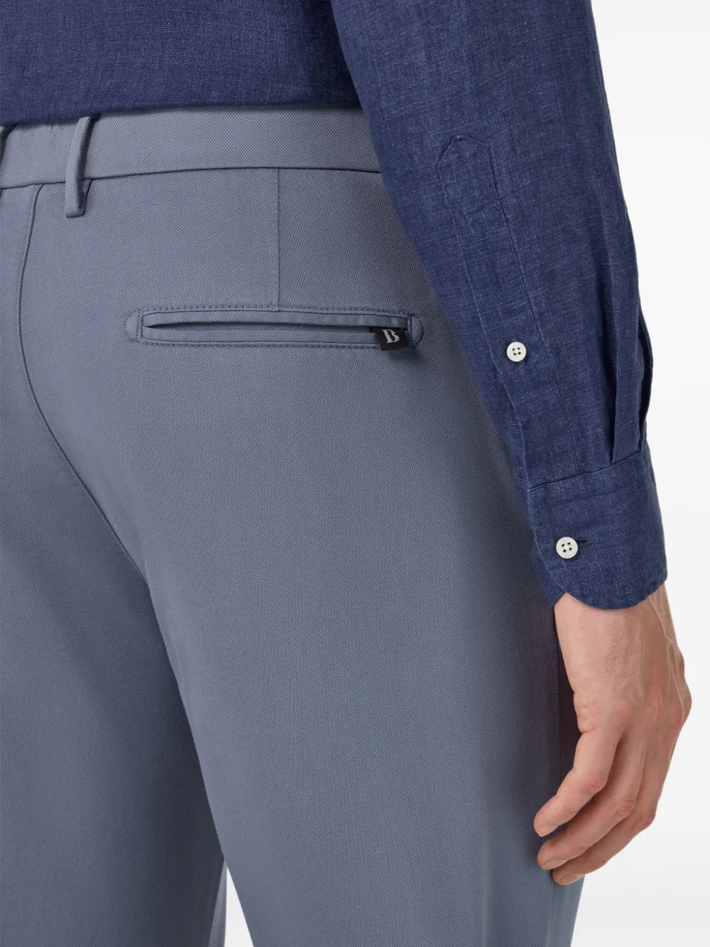 Boggi Milano Skinny chino Blauw