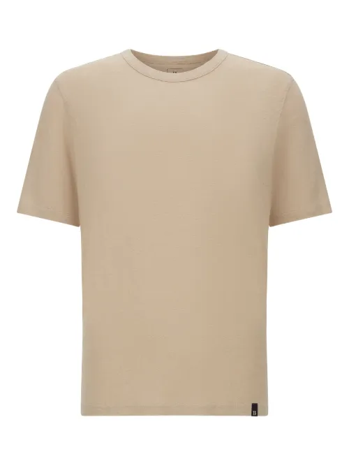 T-shirt en lin stretch - Boggi Milano - Modalova