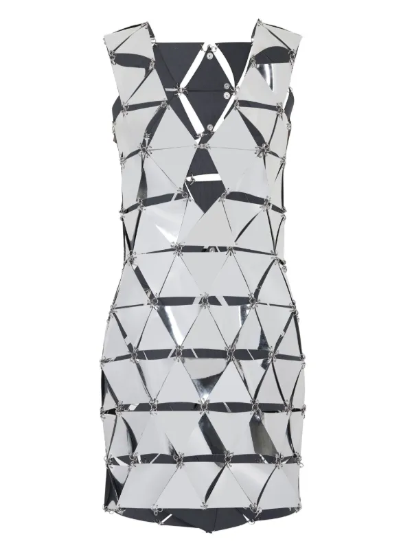 rabanne mini dress Rabanne Women's Satin Bow Mini Dress - Black