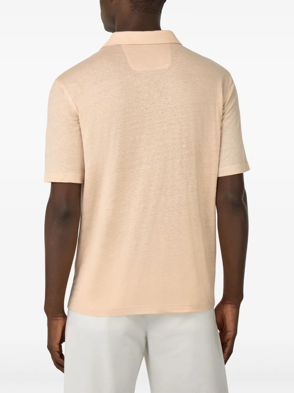 Boggi Milano Poloshirt met gemêleerd effect Roze
