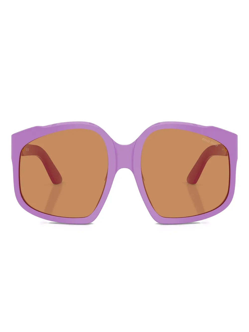 Miu Eyewear geometric-frame sunglasses Paars