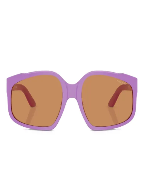 Miu Miu Eyewear geometric-frame sunglasses