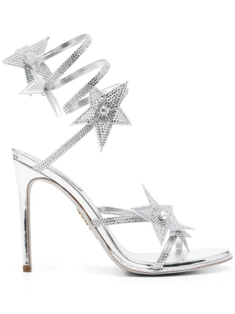 René Caovilla 100mm rhinestone-embellished sandals