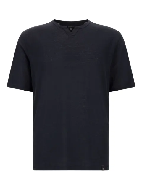 Boggi Milano split-neck T-shirt