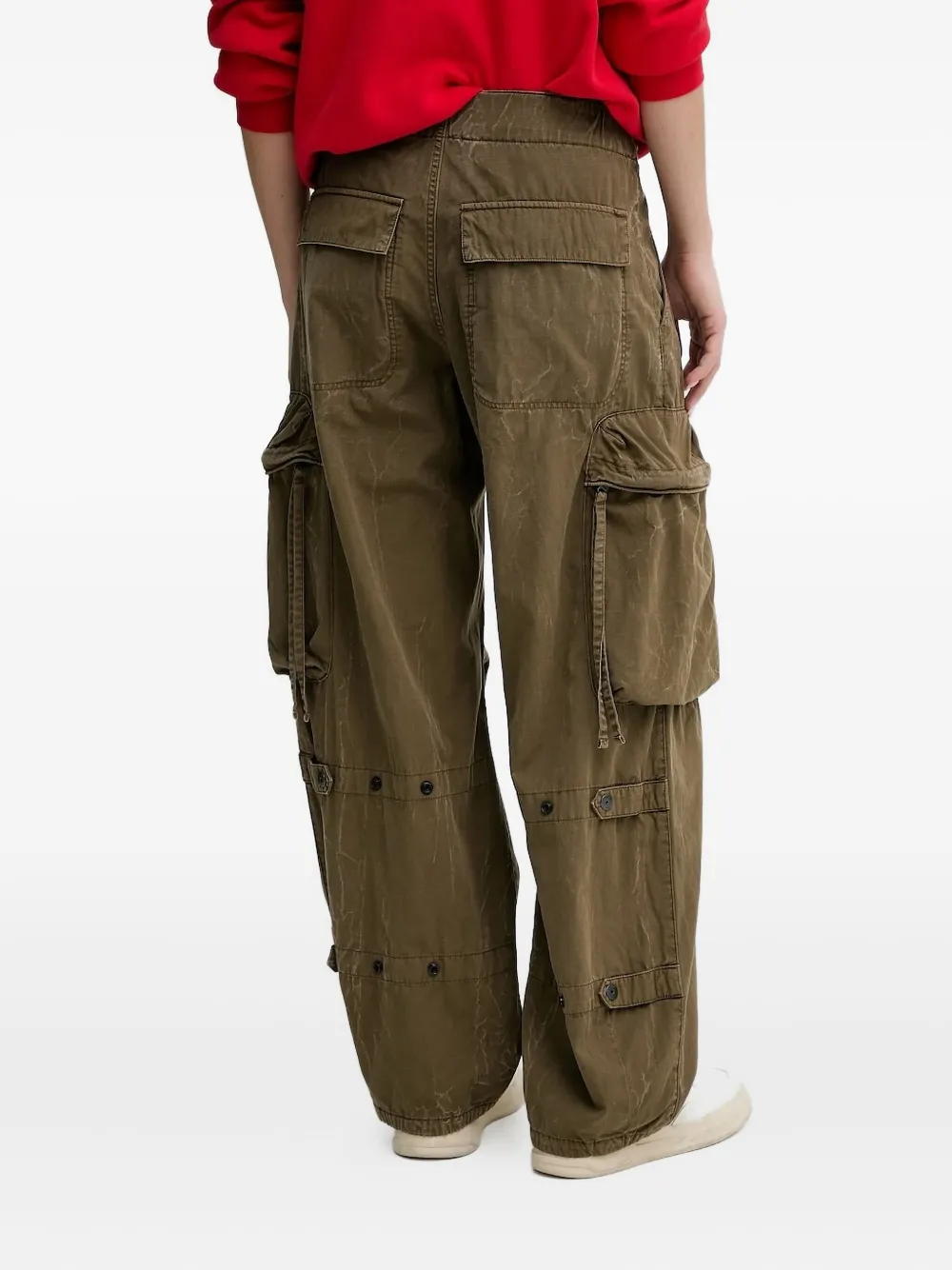 G-Star RAW Broek met cargo zak - Groen