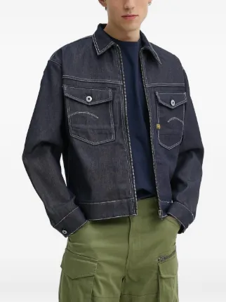 G-STAR RAW デニムジャケット XLサイズ リジッドデニムタグ付き新品 G-Star RAW デニムジャケット | ブルー | FARFETCH JP