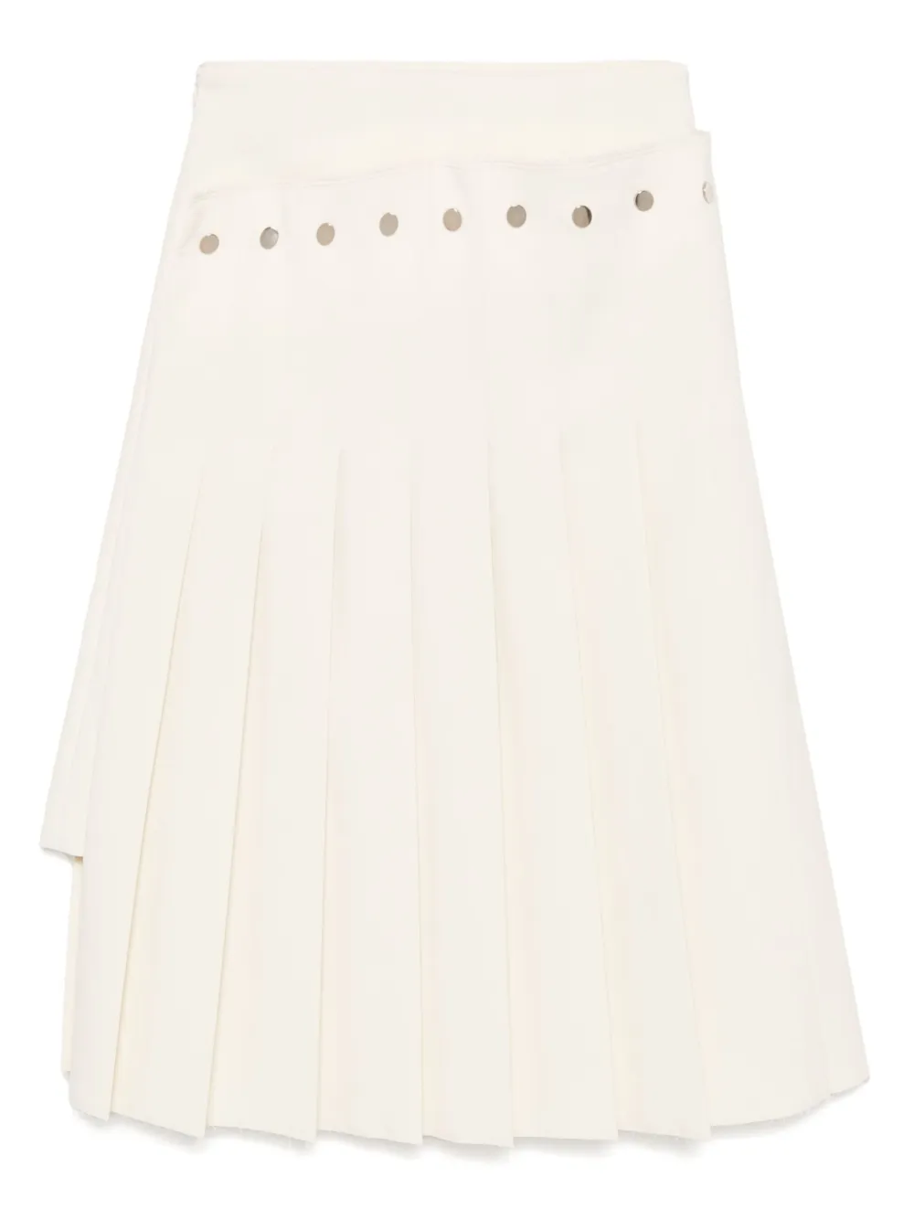 Rokh falda plisada con doble capa | blanco | Image 1