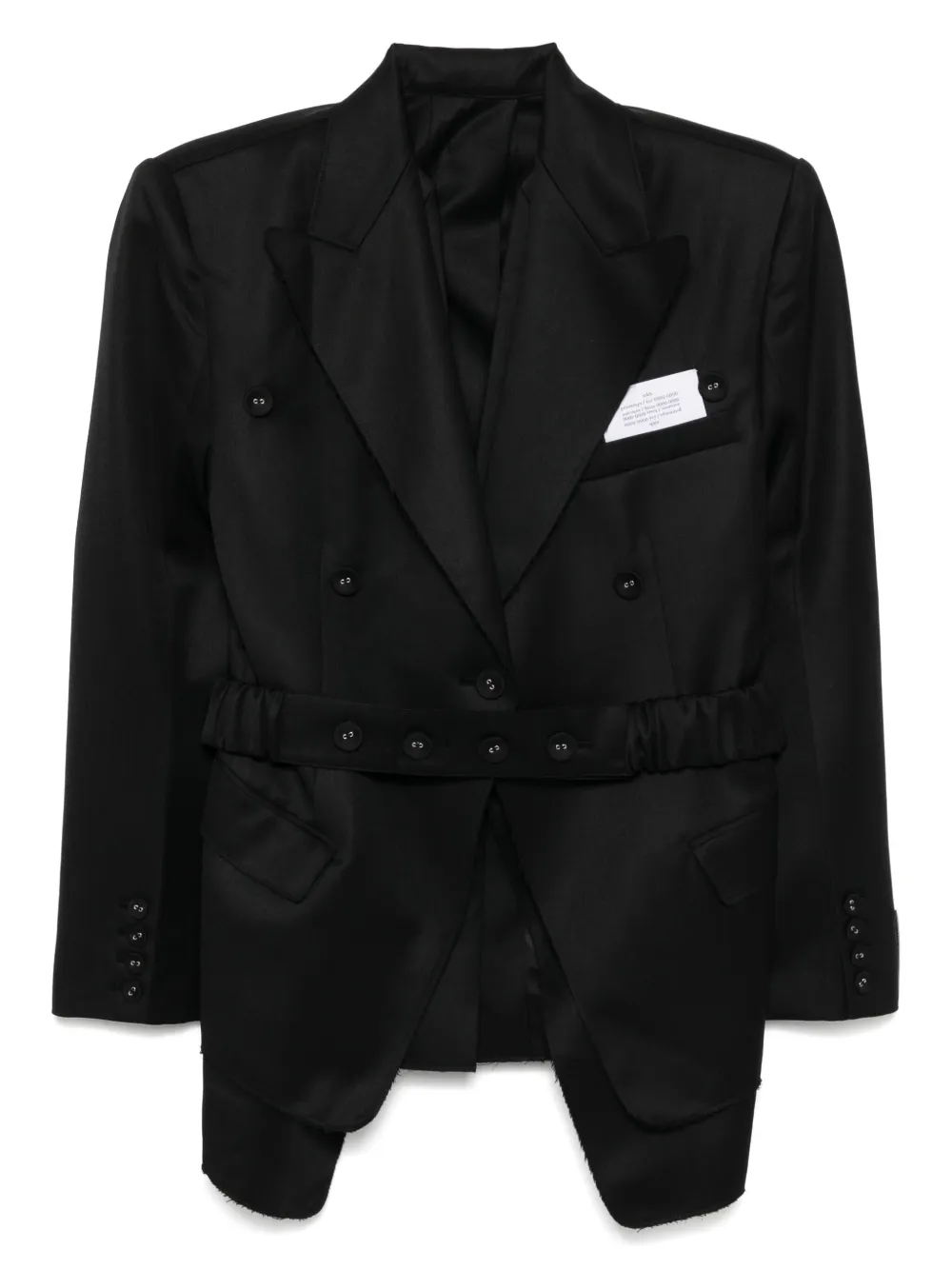 Rokh blazer con doble capa | negro | Image 1