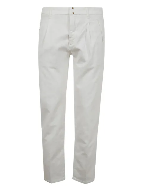 Incotex logo-patch trousers 